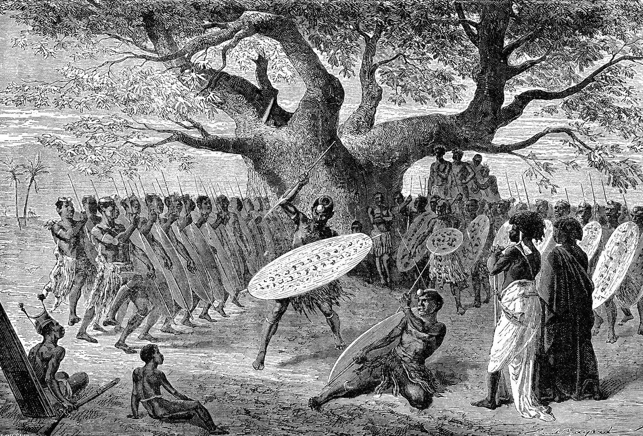 Warriors Caffres Zoulous, Jižní Afrika od French School