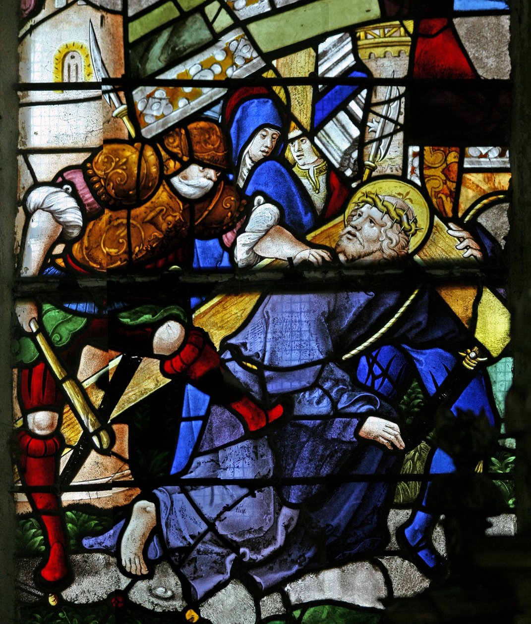 Okno w0 zobrazující Via Crucis od French School