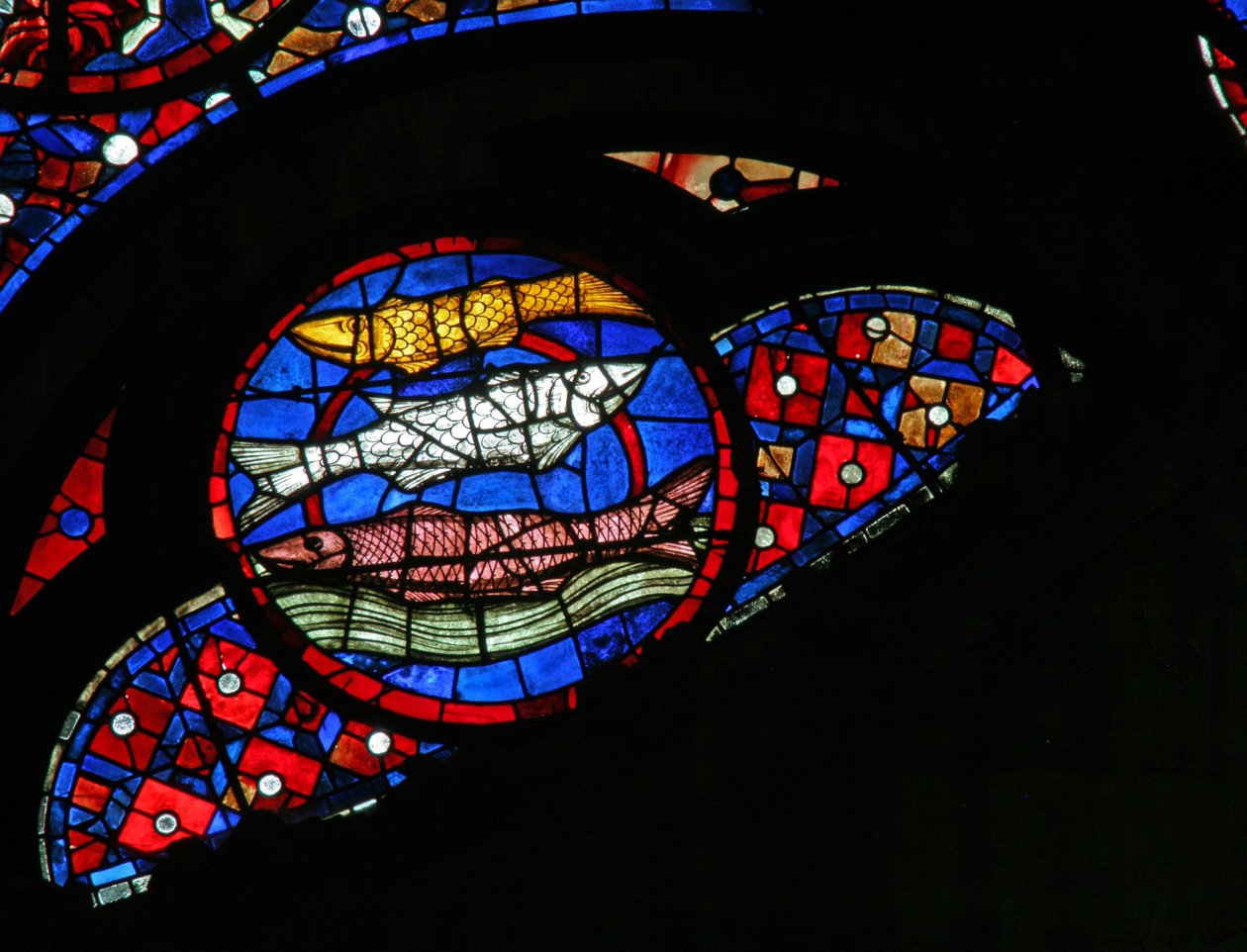 Okno w115 zobrazující Stvoření ryb od French School