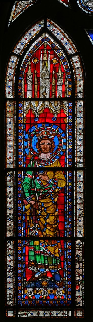 Okno w11 zobrazující císaře Philippe de Souabe od French School