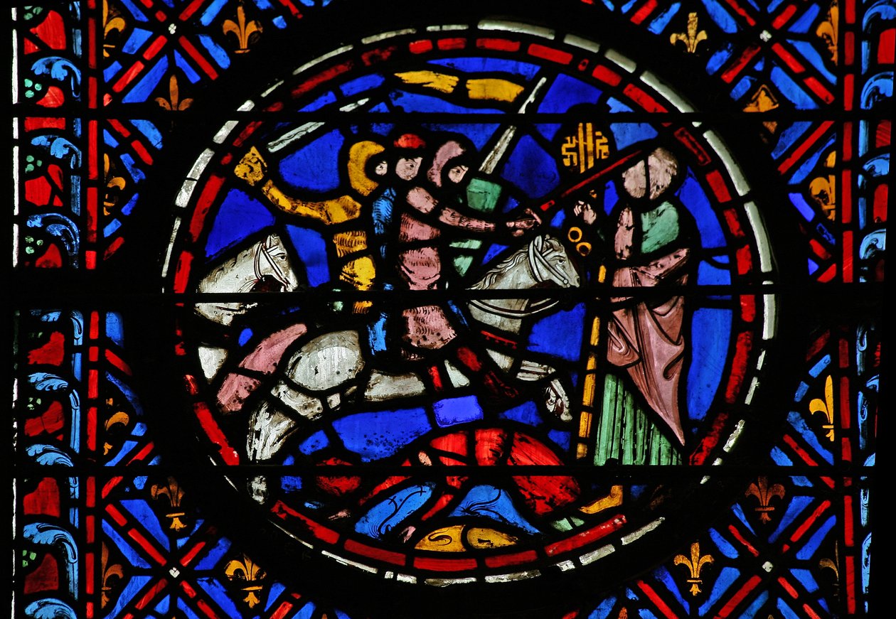 Okno w12 Lidé kapitulují - nabízejí klíče měst Judith III 9-17 od French School