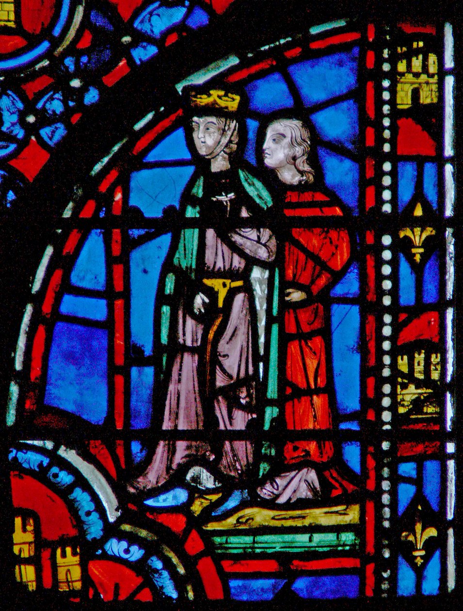 Okno w13 Ahasver vyslýchá Esther Esth V 2-3 od French School