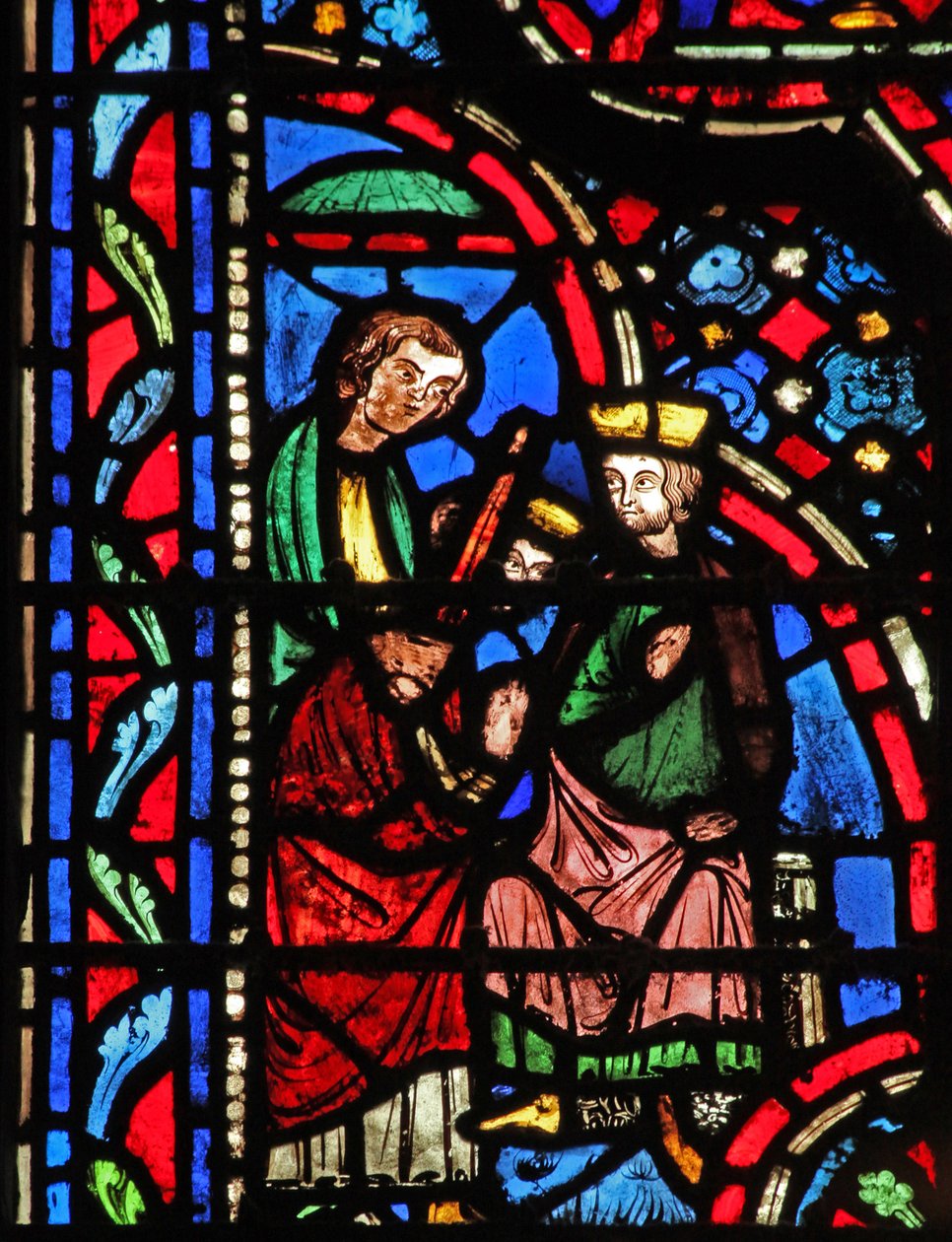 Okno w14 Samuel usmrcující Agu I Sam XV 33 od French School