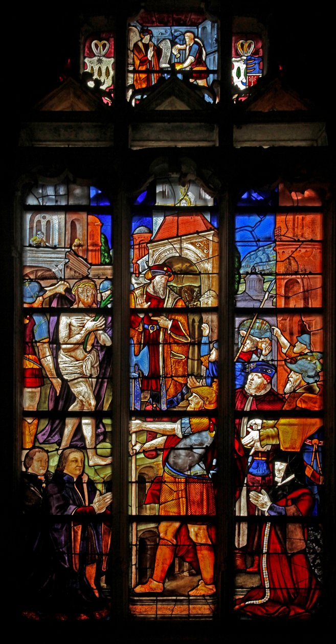 Okno w16 zobrazující Ecce Homo po Durerovi od French School