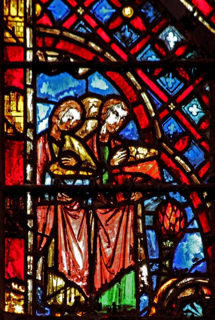 Okno w2 Izraelity vede anděl Ex XII 34-35 od French School