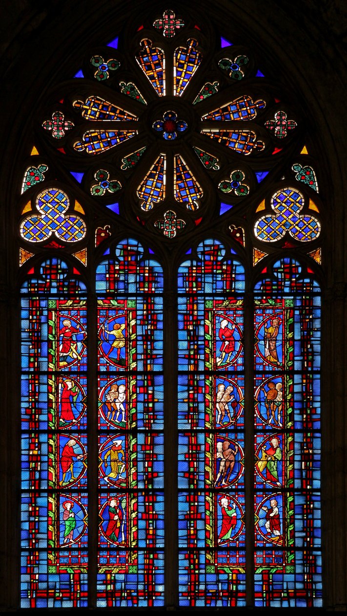 Okno w30 zobrazující resetovací panely Stvoření s Adamem a Evou a Kainem a Ábelem: resetovací panely od French School