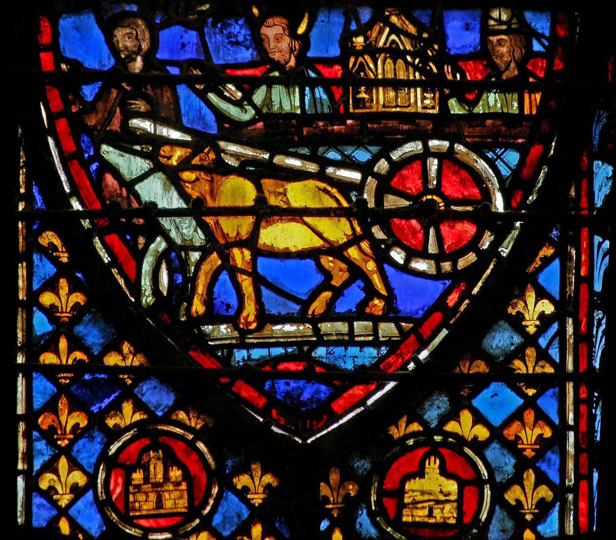 Window w3 Nesoucí archu úmluvy otupělý X 17, 21 33 od French School