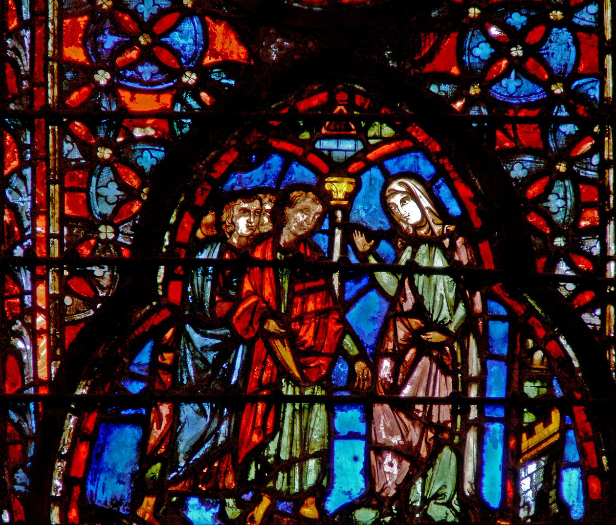 Okno w4 prostitutka Rahab se špiony Joshem II od French School