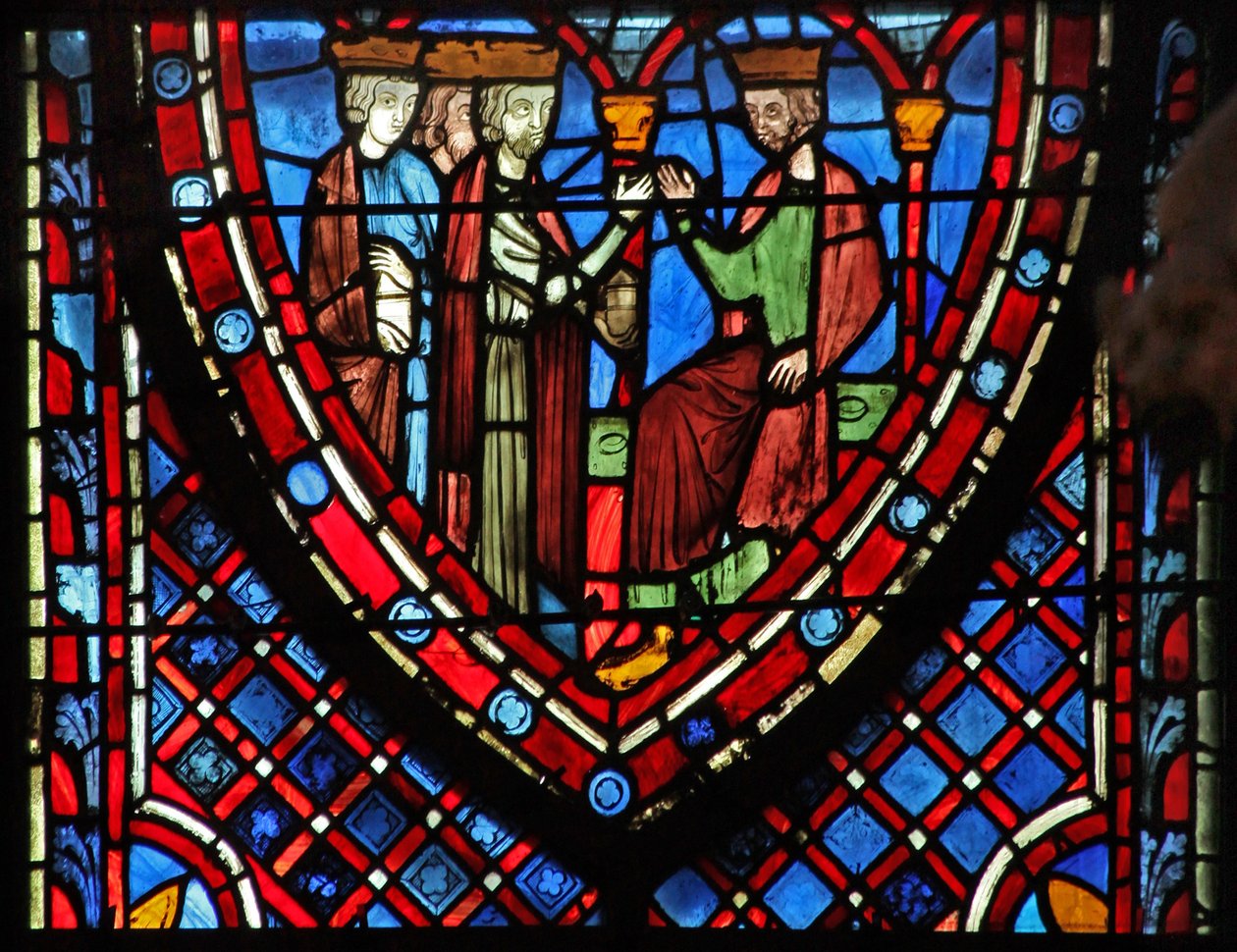 Window w7 the Magi - s Herodem od French School