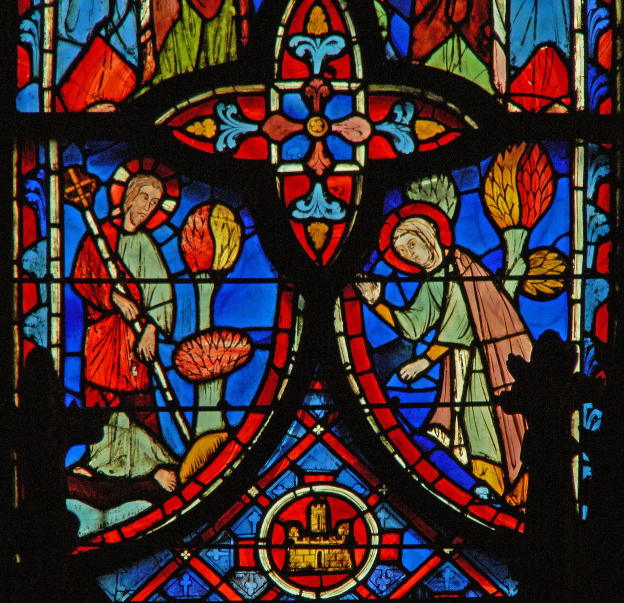 Okno w8 The Resurrection – zjevení se Magdalene od French School