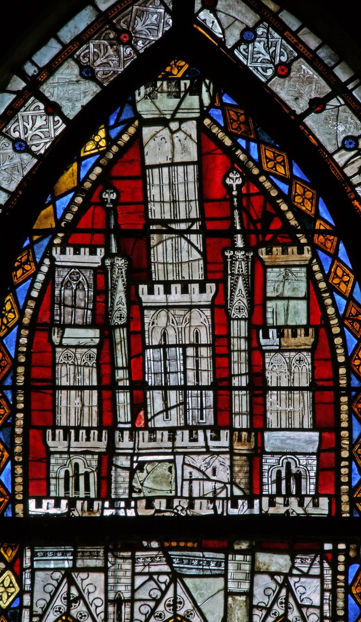 Okno w9 zobrazující baldachýn od French School