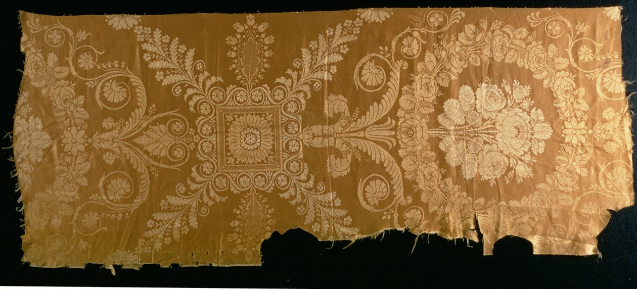 Tkané hedvábí, cca 1812 (hedvábí) od French School