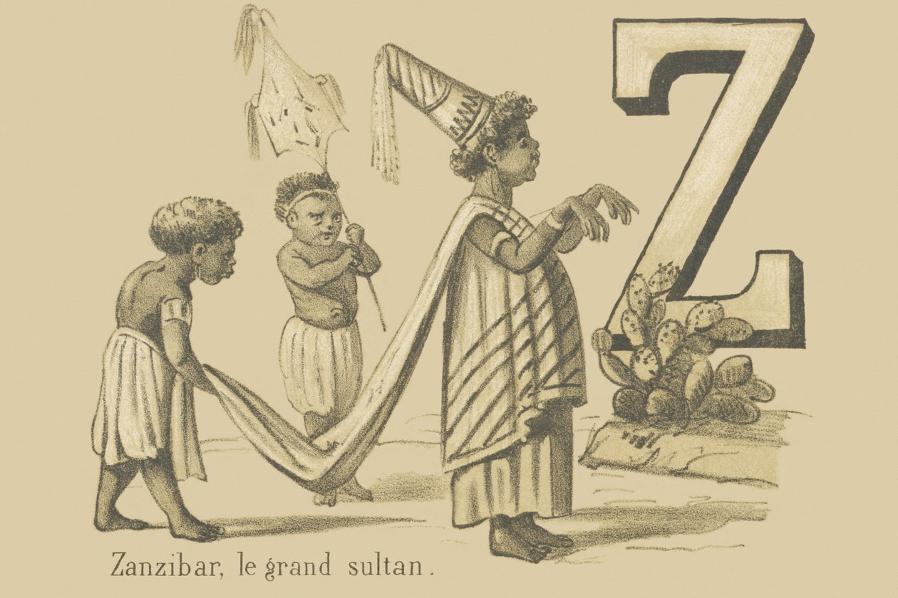 Z: Zanzibar, velký sultán od French School