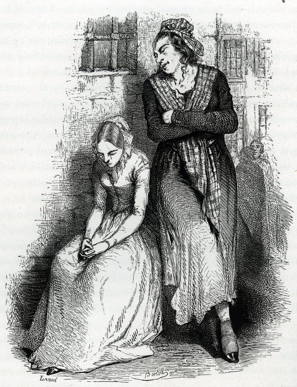 „Vězni věznice Saint Lazare v Paříži od French School
