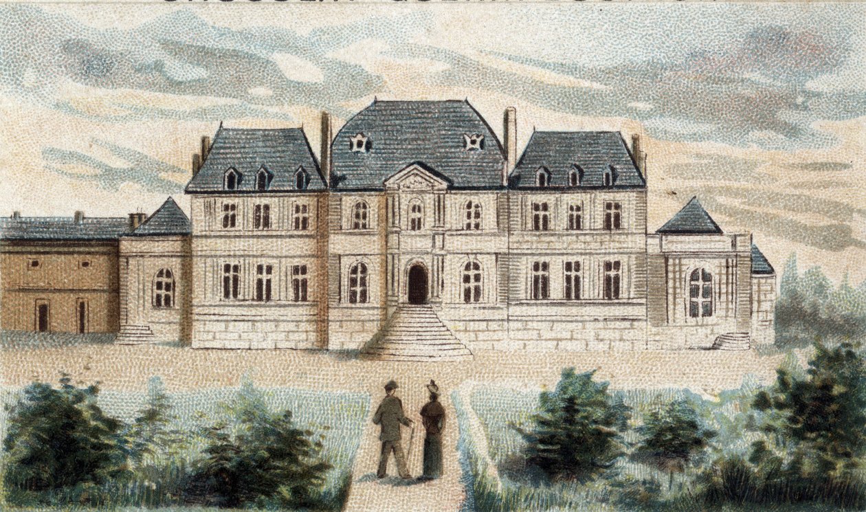 pohled na Chateau de la Muette (Passy) od French School