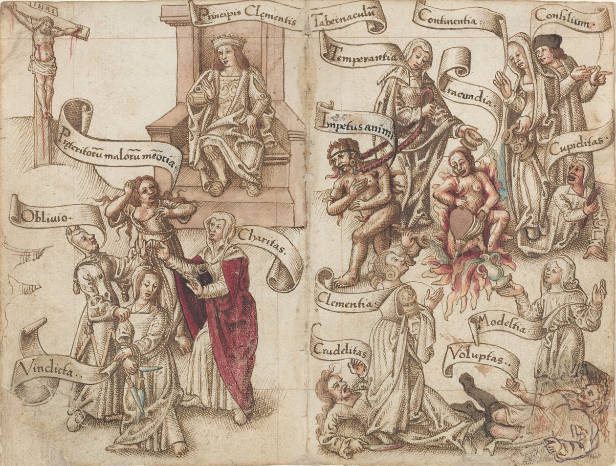 "Vyhladit stopu hrnce v popelu" [fol. 32 verso / 33 recto] od French early 16th Century