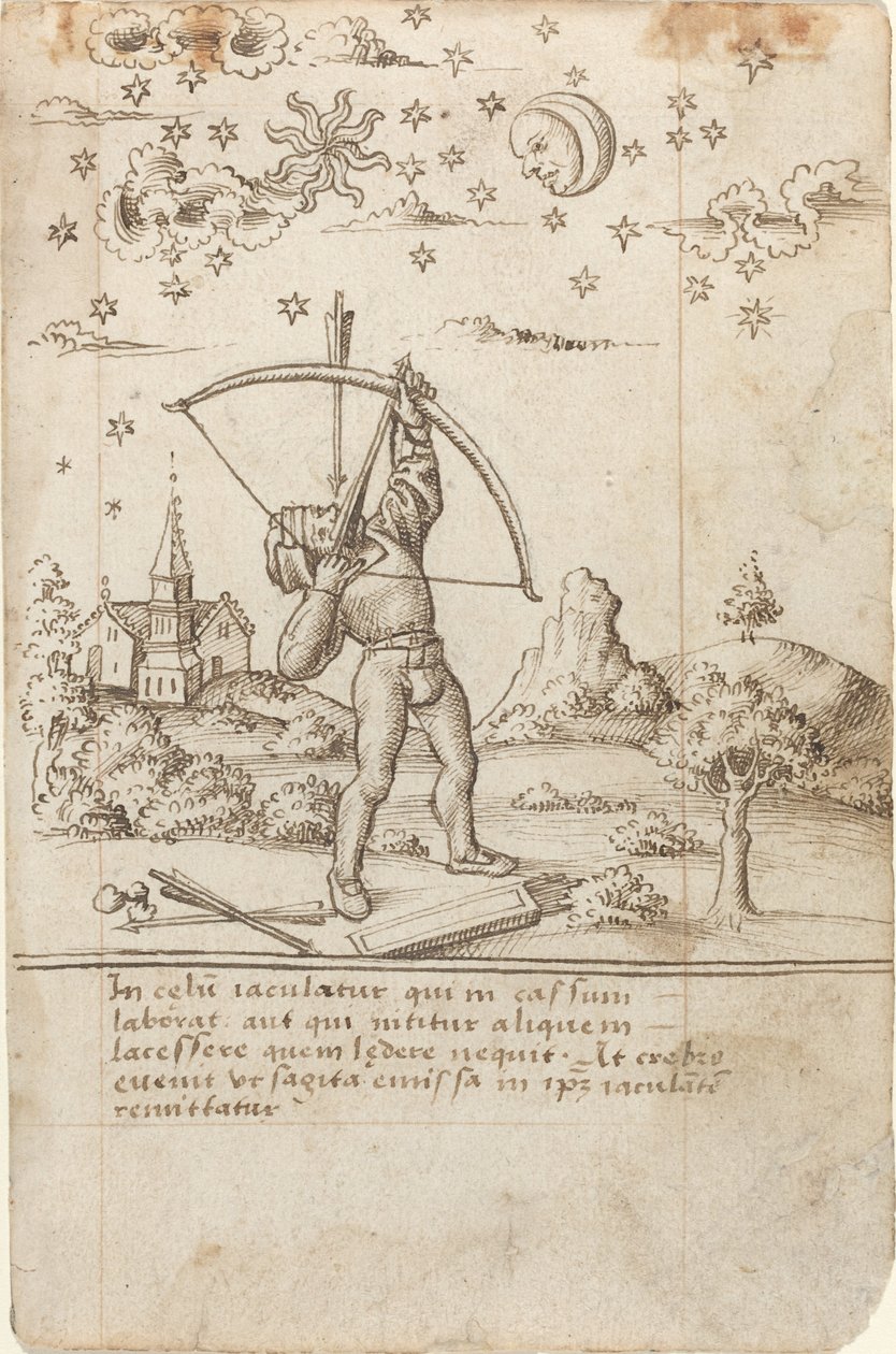 „Střelíte v nebi“ [fol. 9 recto] od French early 16th Century