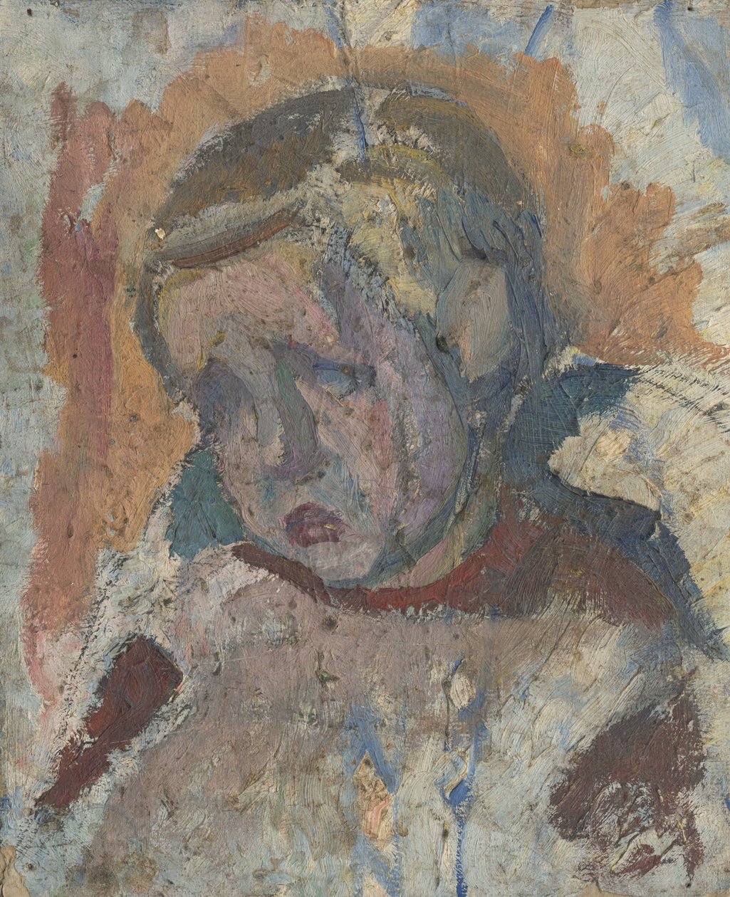 Vedoucí studie chlapce od Frida Konstantin