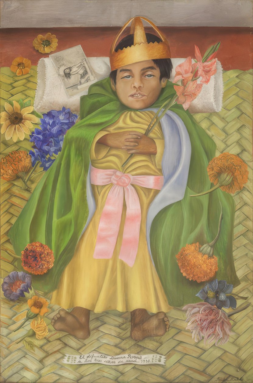 Zesnulý Dimas Rosas ve věku tří let od Frida Kahlo