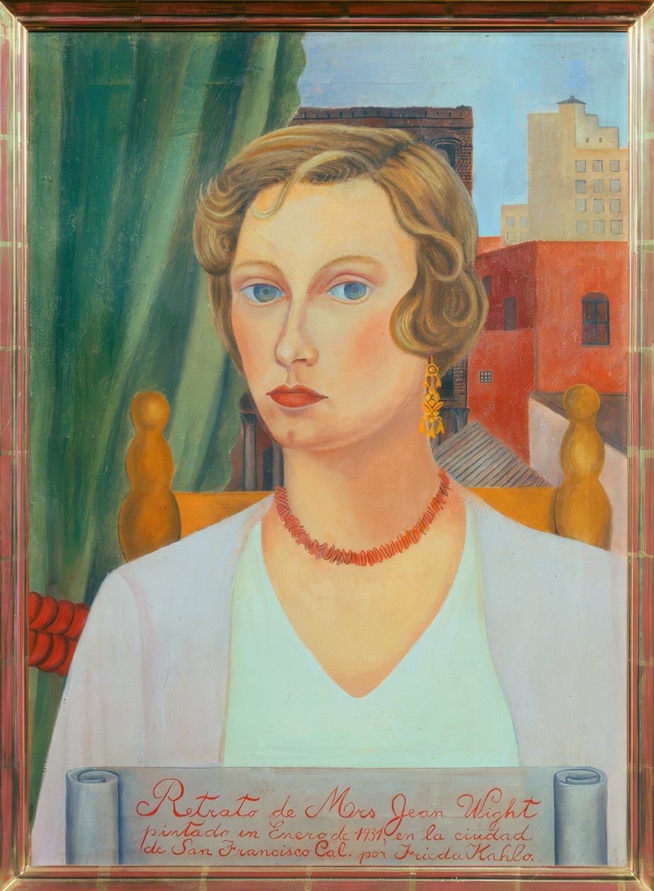 Portrét paní Jean Wightové od Frida Kahlo
