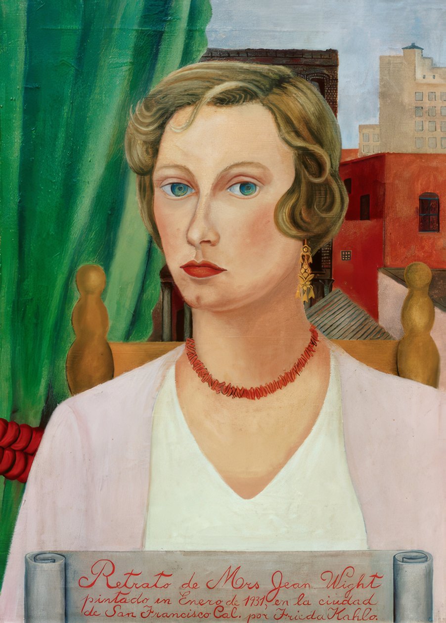 Portrét paní Jean Wightové od Frida Kahlo
