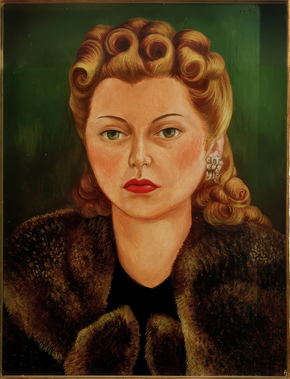 Portrét Nataši Gelmanové od Frida Kahlo
