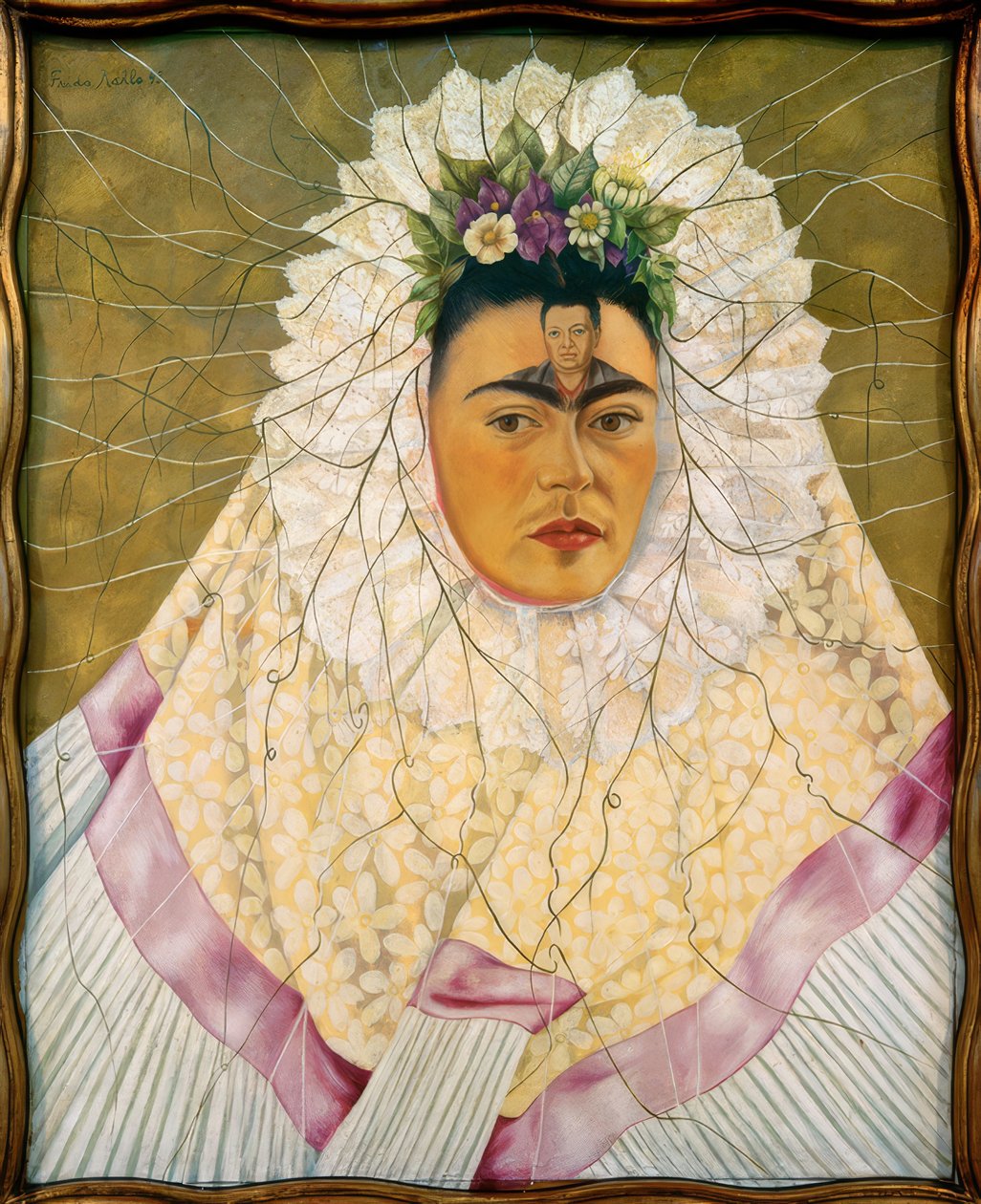 Autoportrét jako Tehuana nebo Diego v mých myšlenkách od Frida Kahlo