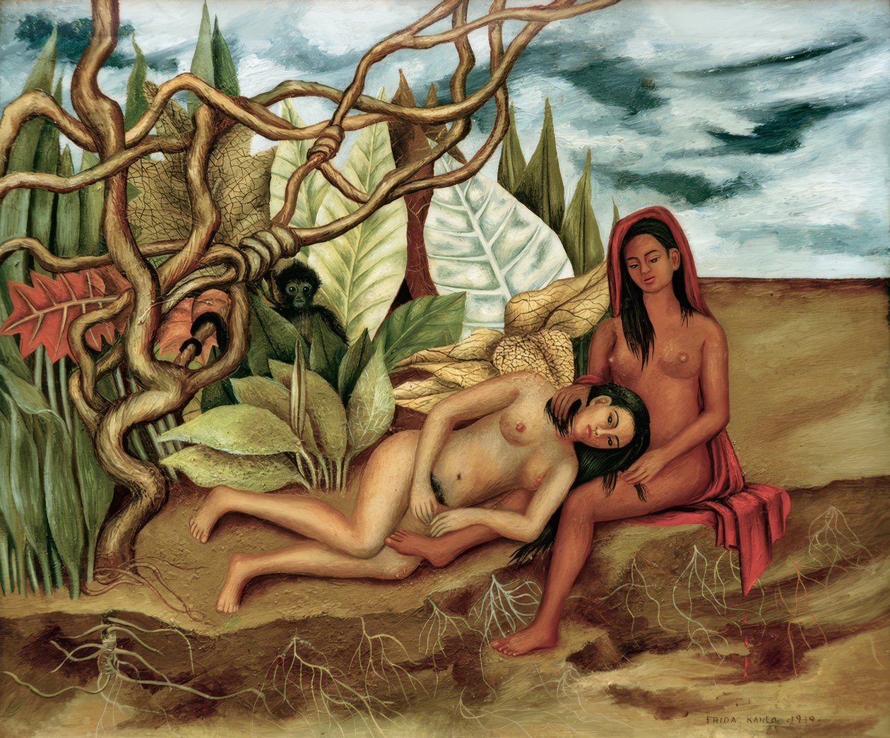 Dva akty v lese od Frida Kahlo
