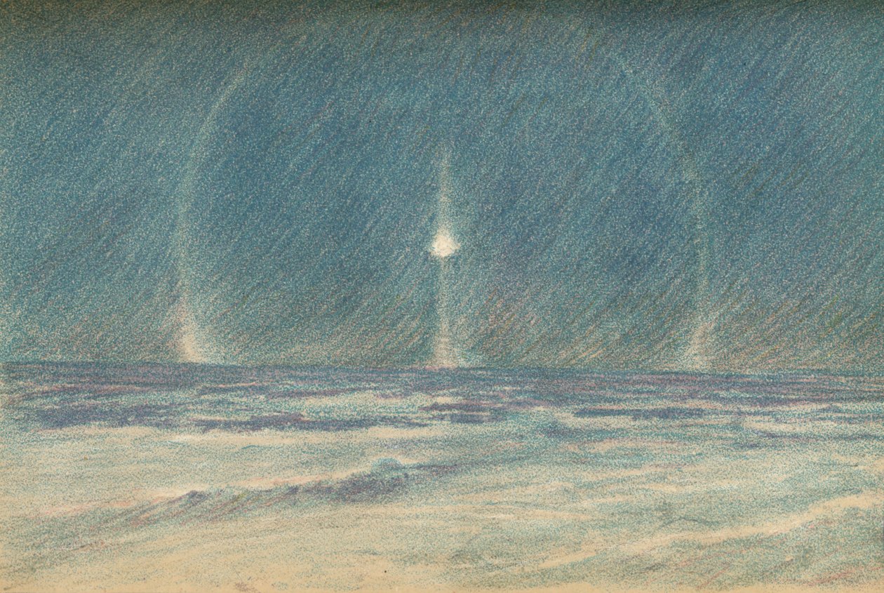 Světelné jevy v polární noci, 22. listopadu 1893, 1897. od Fridtjof Nansen