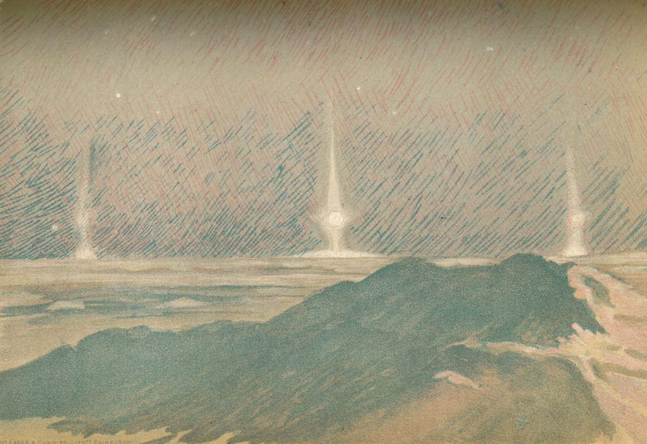 Fenomény měsíčního svitu na začátku polární noci, listopad 1893, 1897 od Fridtjof Nansen