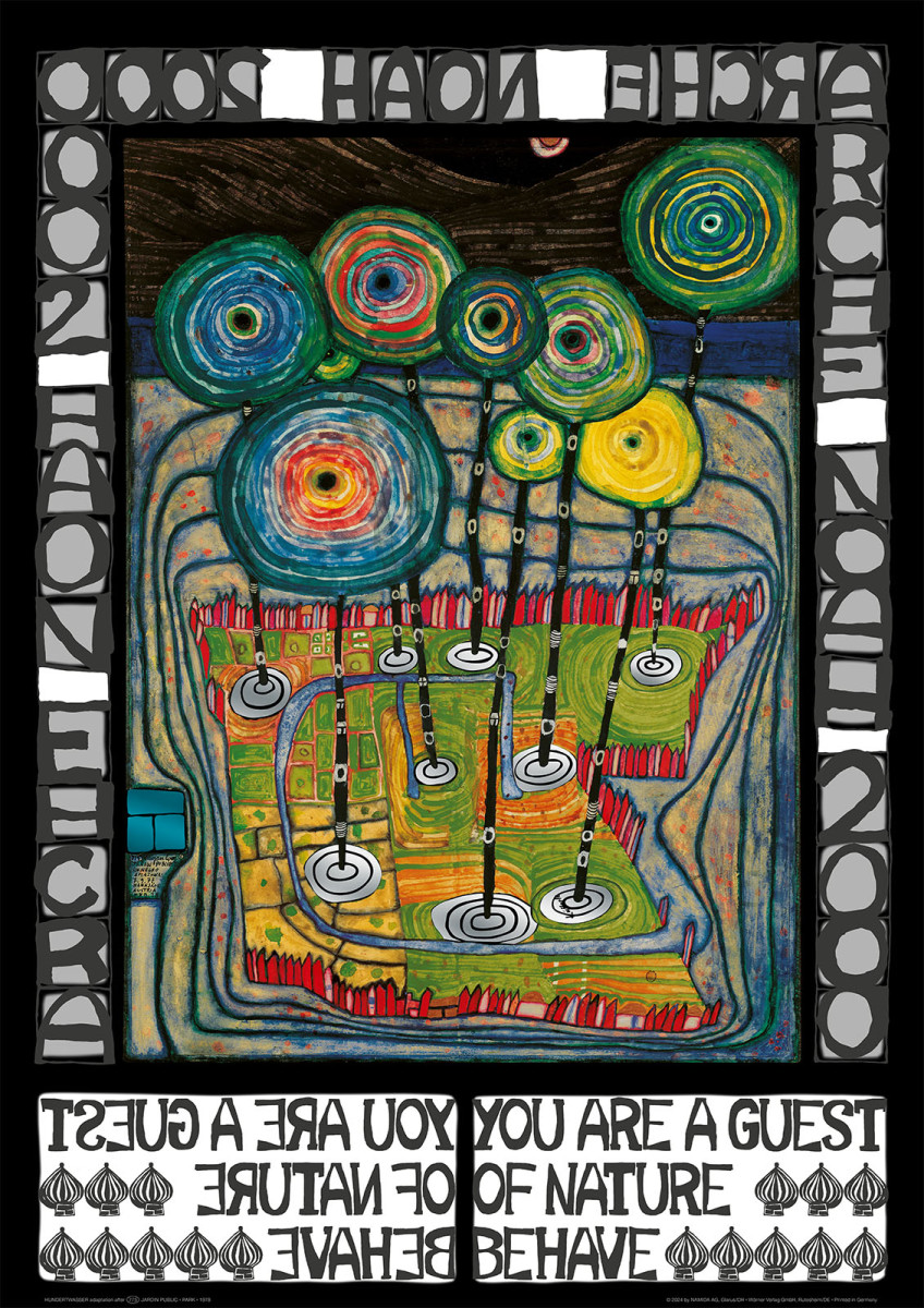 Noemova archa 2000 (Jsi hostem přírody) od Friedensreich Hundertwasser