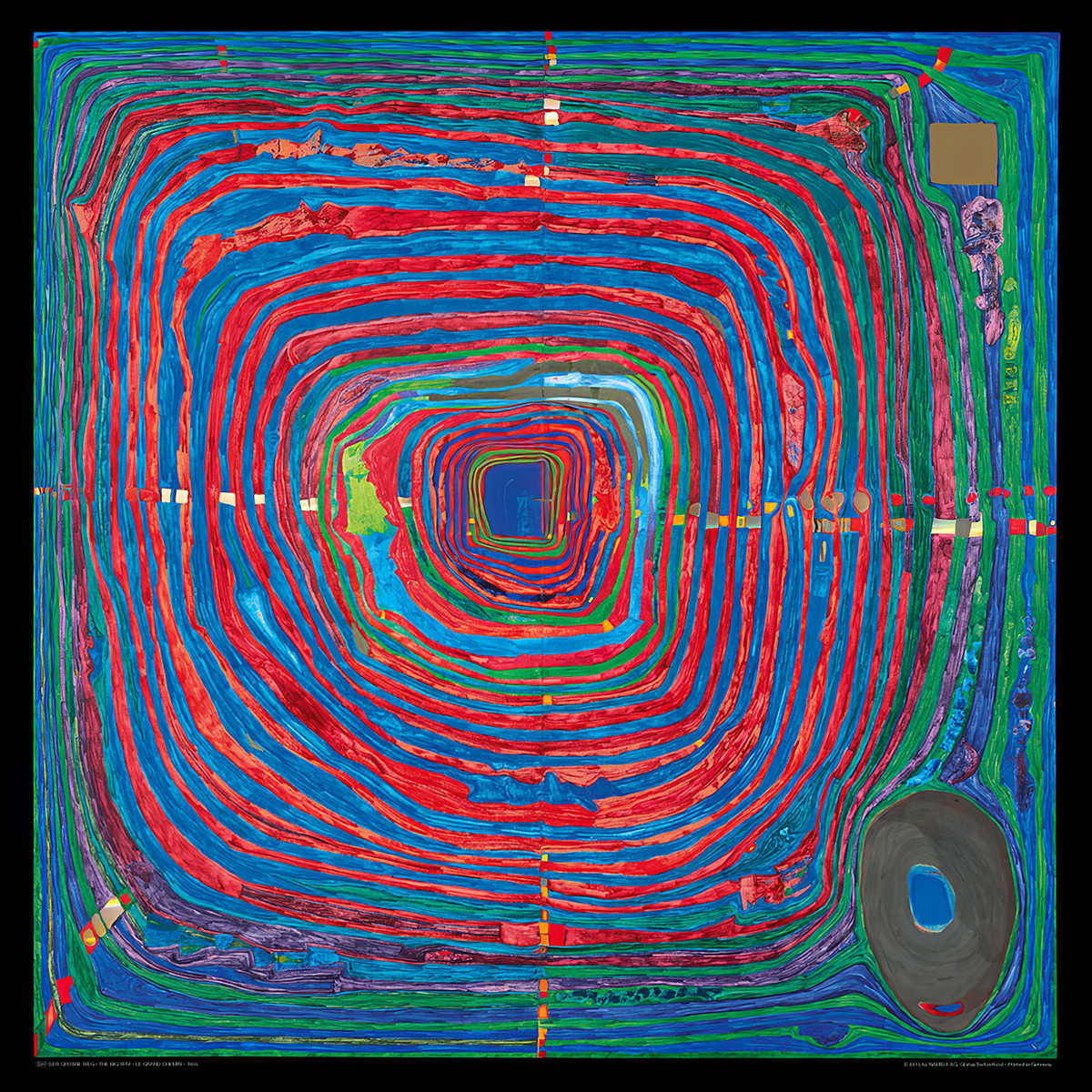 Velká cesta od Friedensreich Hundertwasser