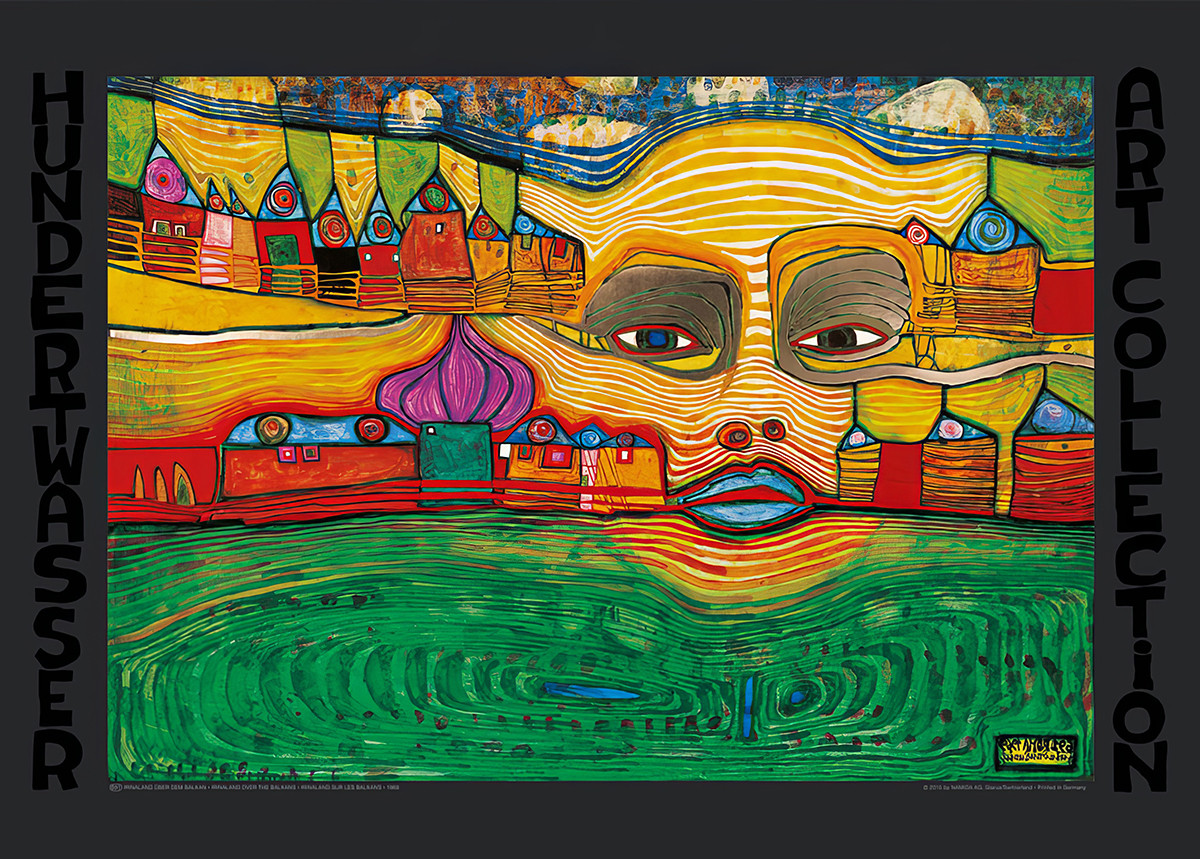Irinaland nad Balkánem od Friedensreich Hundertwasser