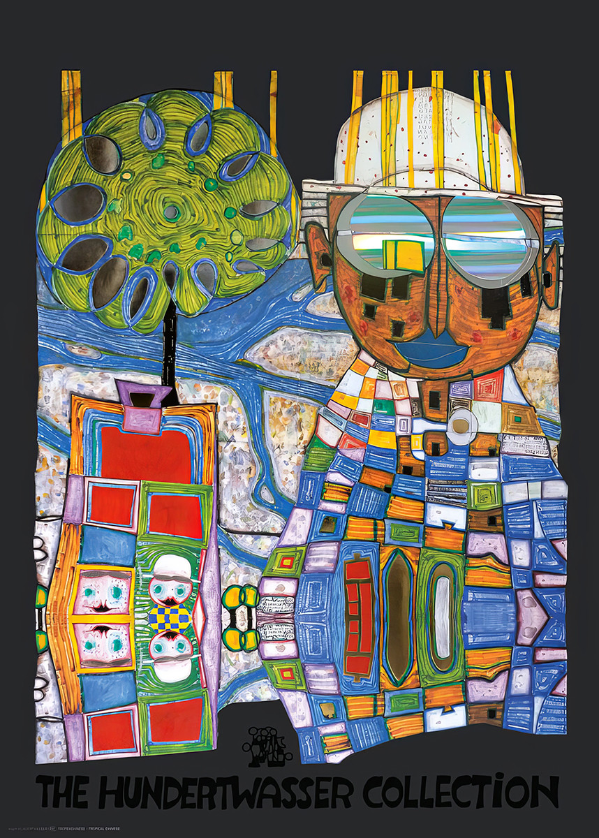 Tropická čínská od Friedensreich Hundertwasser