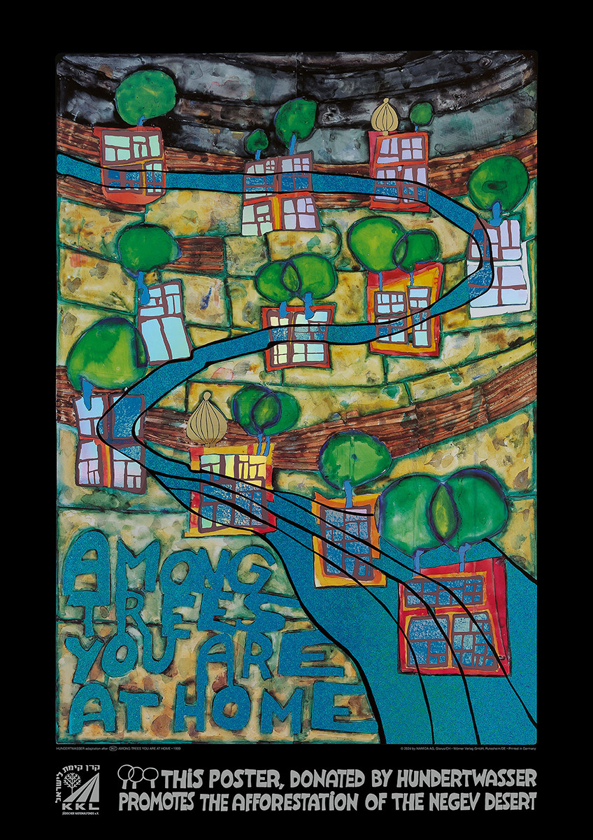 Mezi stromy jsi jako doma od Friedensreich Hundertwasser