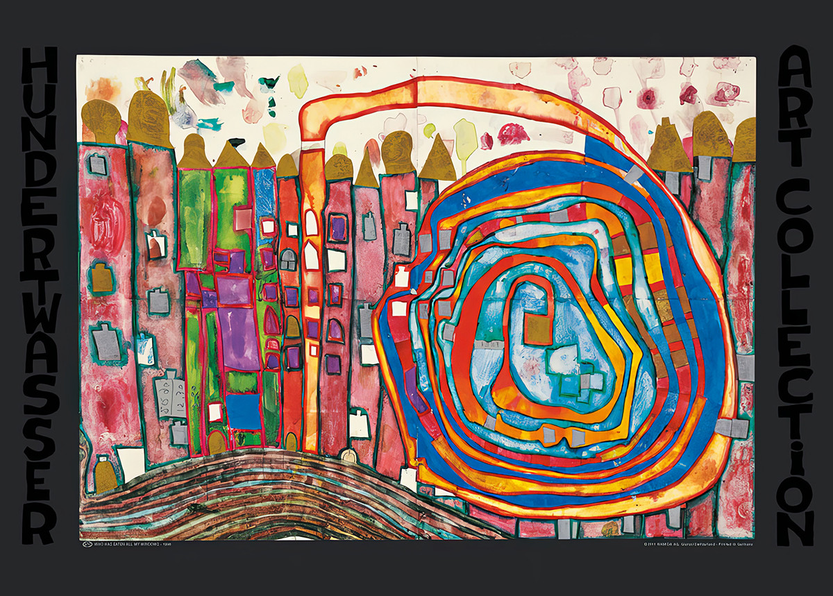 Kdo mi snědl všechna okna od Friedensreich Hundertwasser