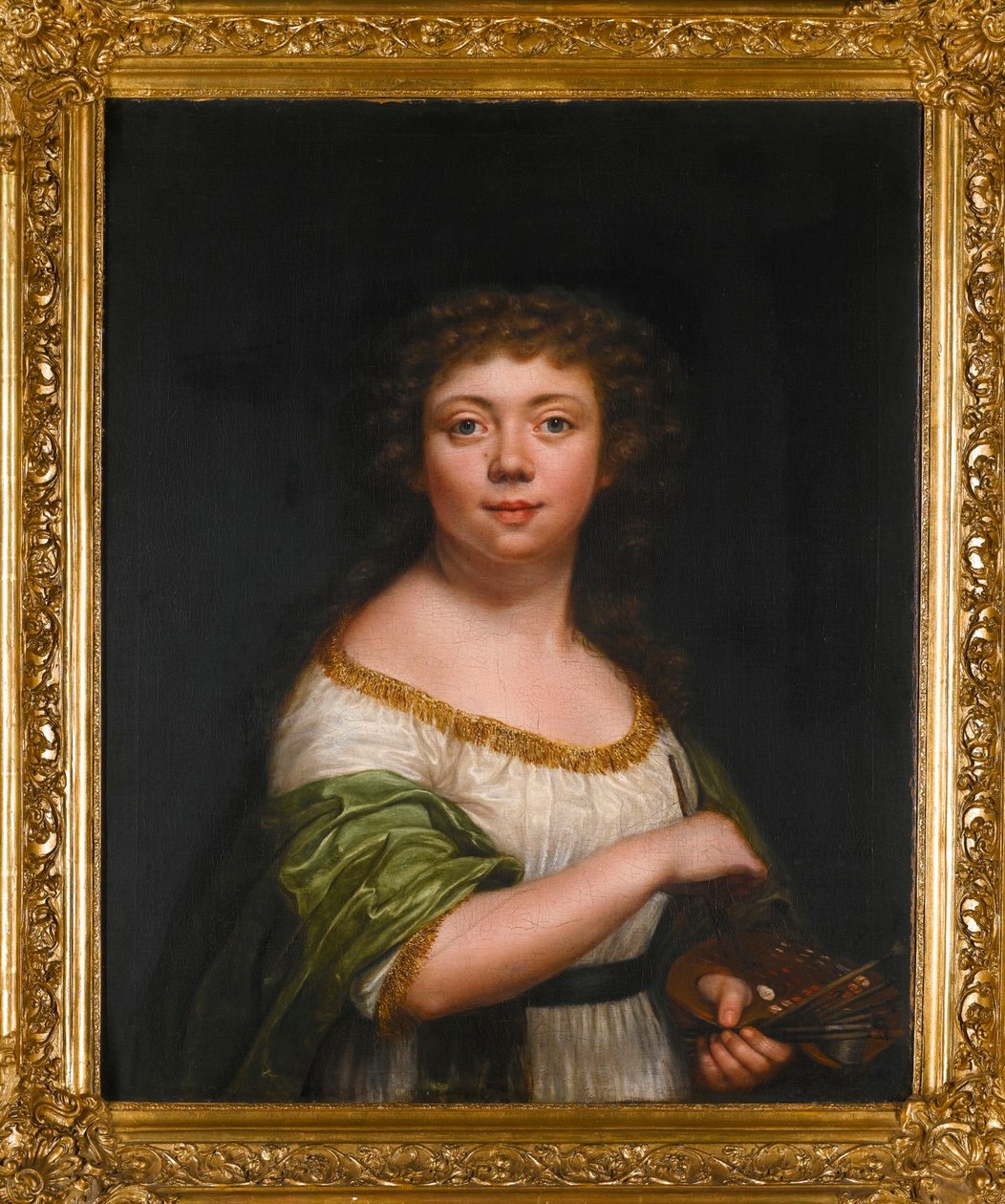 "Autoportrét, ve věku dvacet jedna" od Lisiewska, Friederike Julie (1772-1856) od Friederike Julie Lisiewska