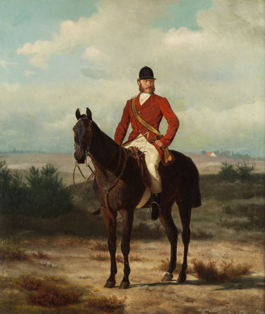 Jezdecký portrét prince Charlese Pruska (1801-1883) od Friedrich Anton Kilp