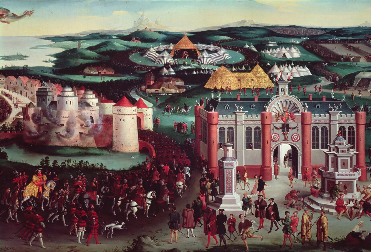 Pole zlatého plátna, 7. června 1520 (centrální detail) od Friedrich Bouterwek