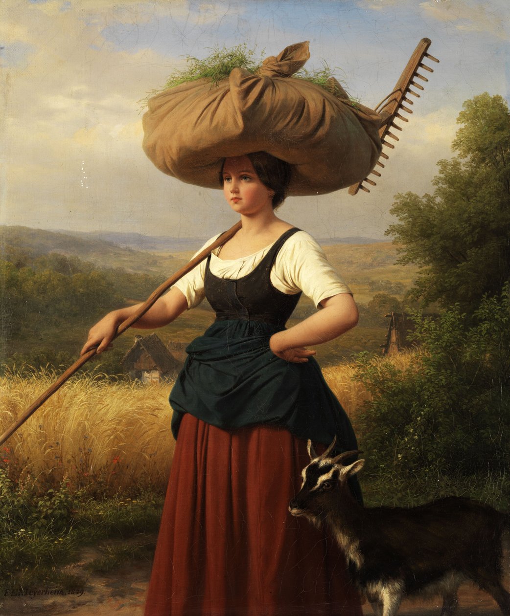 Návrat domů z pole od Friedrich Eduard Meyerheim