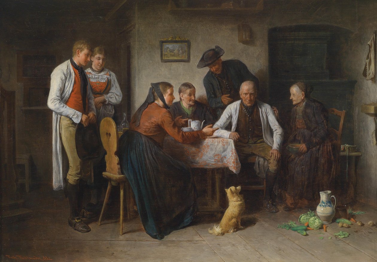 Návštěva nápadníka od Friedrich Friedlander