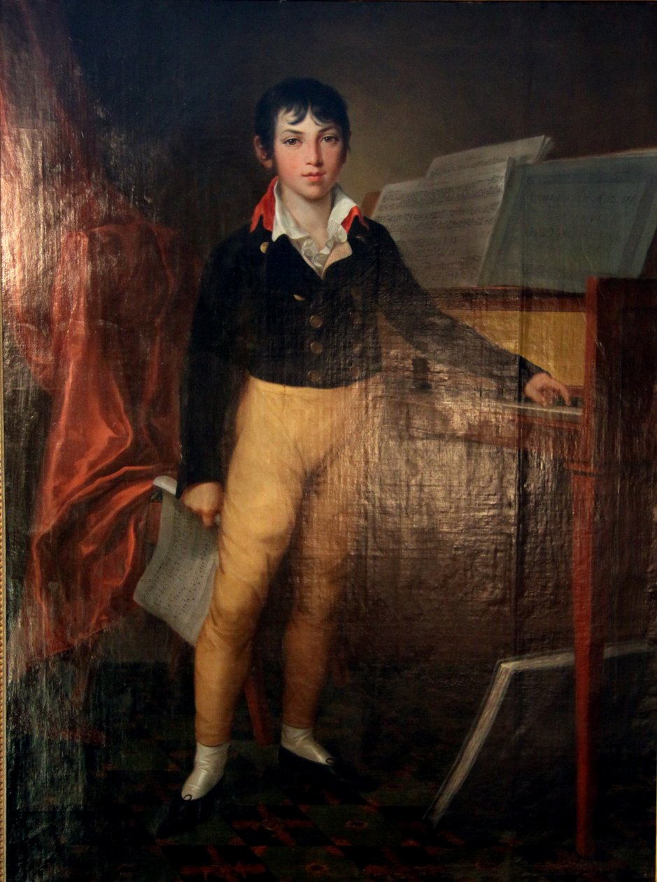Portrét Giacoma Meyerbeera jako dítěte na MIM v Berlíně od Friedrich Georg Weitsch