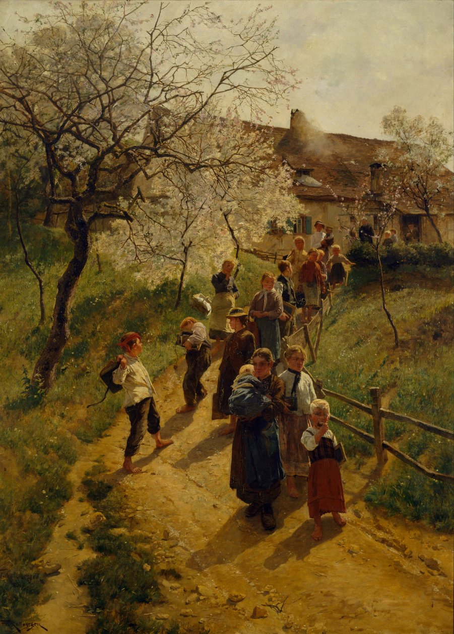 Jarní den od Friedrich Kallmorgen