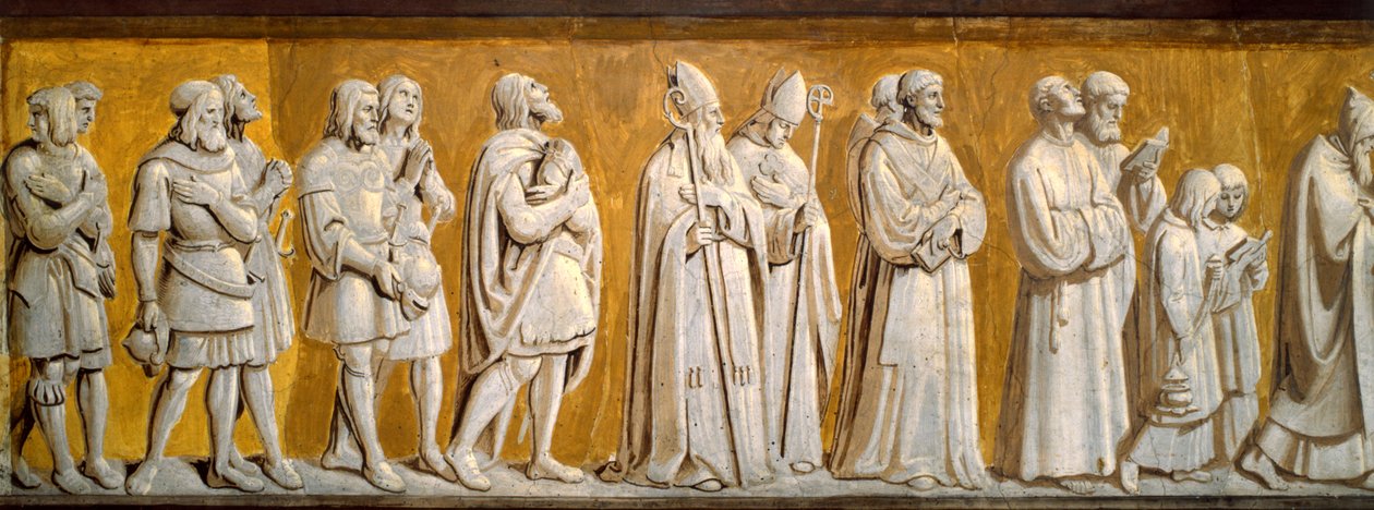 Kající procesí od Friedrich Overbeck