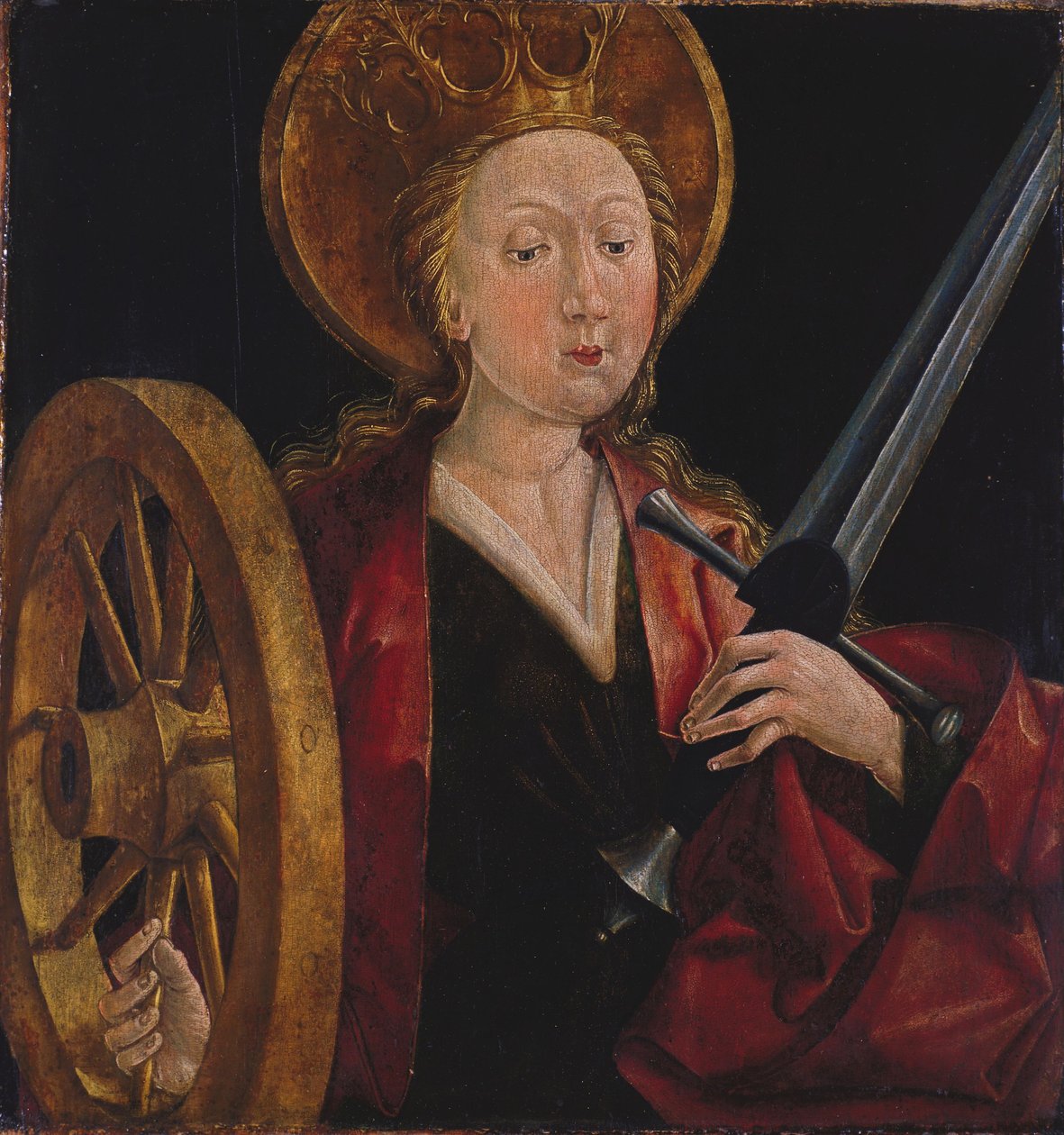 Svatá Kateřina Alexandrijská od Friedrich Pacher