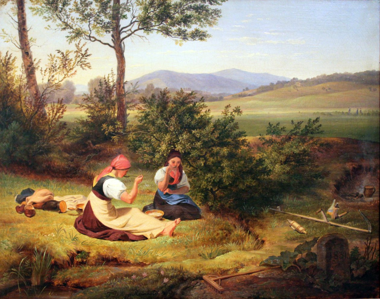 Polední pauza (salzburská krajina) od Friedrich Philipp Reinhold