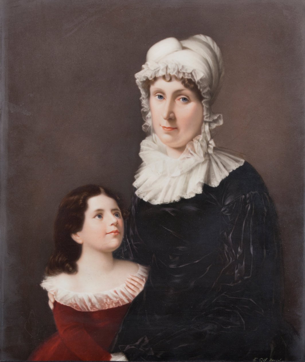 Lucretia Elizabeth Hanneby (Morgan) a Judith Livingston od Friedrich Till
