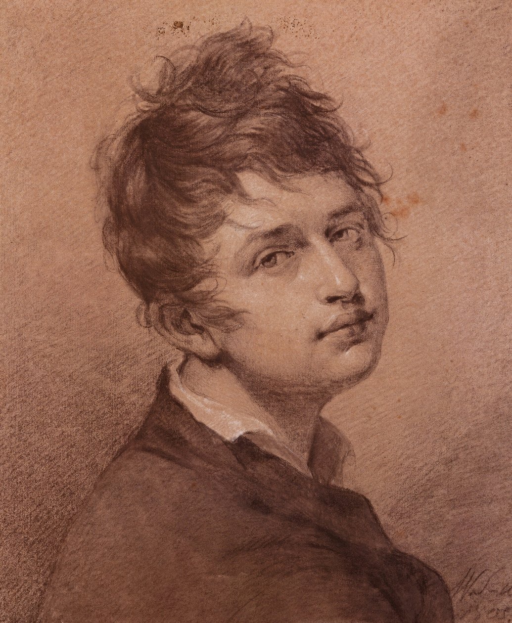 Autoportrét, 1805 od Friedrich Wilhelm von Schadow