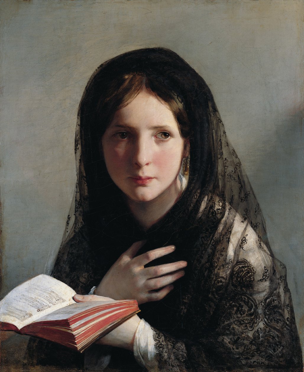 Zasněný od Friedrich von Amerling