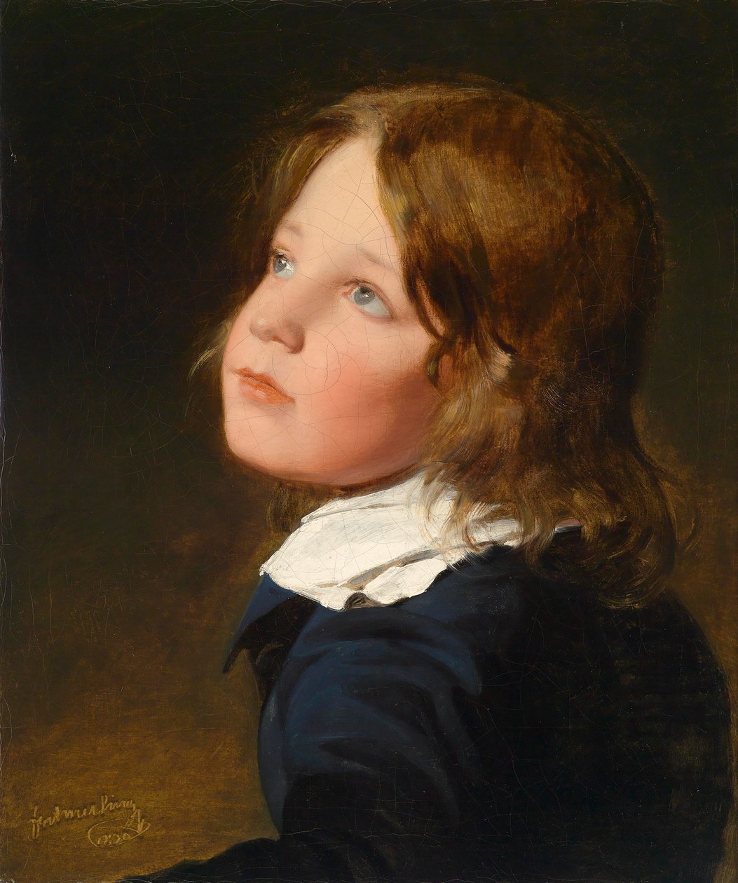 Joseph Amerling jako chlapec od Friedrich von Amerling